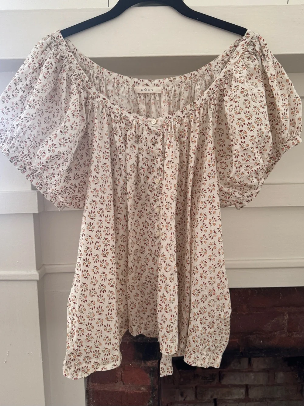 Doen Joyce Top Elderberry Floral